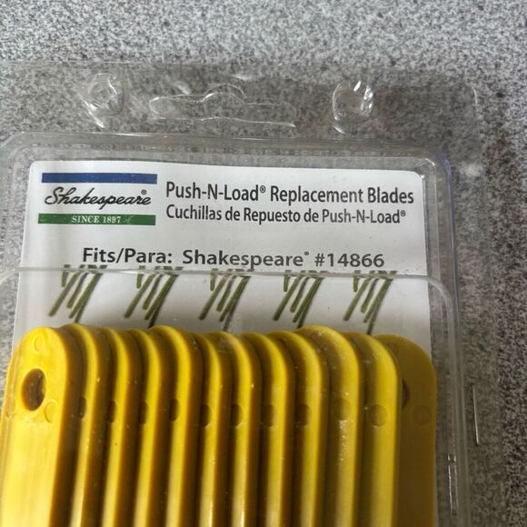 Shakespeare Push-N-Load Replacement Blades #14866 *New* - Picture 2 of 4